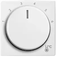 Busch-Jaeger draaiknop voor kamerthermostaat 1094/1097U Balance SI wit glans (1794 R-914)