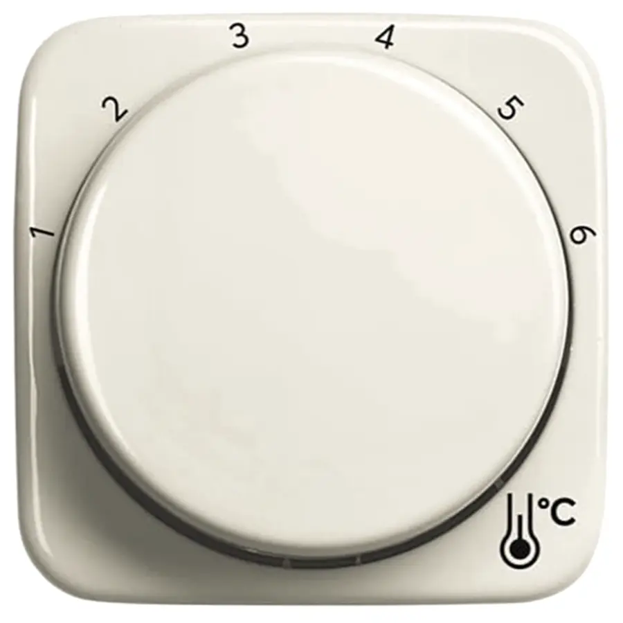 Busch-Jaeger draaiknop voor kamerthermostaat 1094/1097U Standaard SI (1794 R-212)