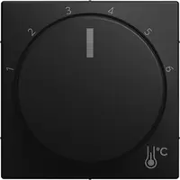 Busch-Jaeger draaiknop voor kamerthermostaat 1094/1097U Balance SI zwart mat (1794 R-915)