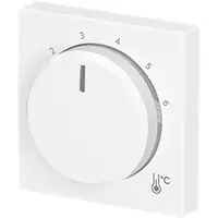 Busch-Jaeger draaiknop voor kamerthermostaat 1094/1097U Future Linear studiowit glans (1794 R-84)