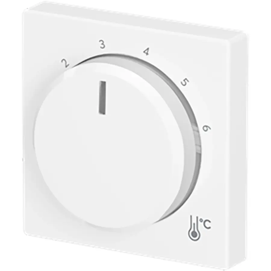 Busch-Jaeger draaiknop voor kamerthermostaat 1094/1097U Future Linear studiowit glans (1794 R-84)