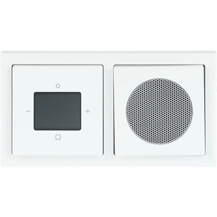 Busch-Jaeger digitale radio DAB+ bluetooth complete set Future Linear studiowit glans (8270 UJ-84-101)
