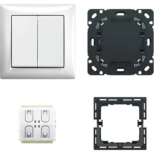 Busch-Jaeger Friends of Hue Smart Switch complete set Balance SI wit glans (6716 UJ-914) Busch-Jaeger Friends of Hue Smart Switch complete set Balance SI wit glans (6716 UJ-914)