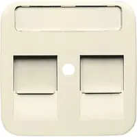 Busch-Jaeger centraalplaat modular jack 2-voudig Standaard SI (1800-212)