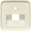 Busch-Jaeger centraalplaat RJ45 wandcontactdoos 1-voudig Standaard SI (1803-212) Busch-Jaeger centraalplaat RJ45 wandcontactdoos 1-voudig Standaard SI (1803-212)