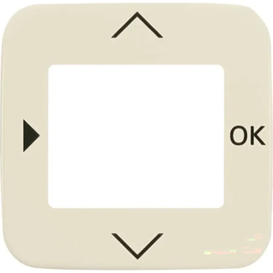 Busch-Jaeger centraalplaat timer/CO2/thermostaat Standaard SI (6435-212)