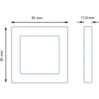 Busch-Jaeger afdekraam 1-voudig SI Linear (2511-212K-102)