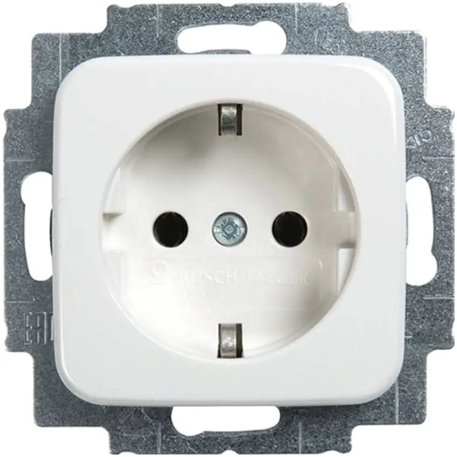 Busch-Jaeger wandcontactdoos randaarde kindveilig Reflex SI (20 EUCRKS-214-503)