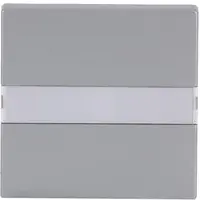 Busch-Jaeger schakelwip tekstkader Future Linear aluzilver (1764 NLI-83)