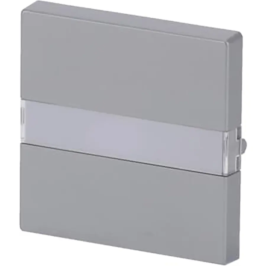 Busch-Jaeger schakelwip tekstkader Future Linear aluzilver (1764 NLI-83)
