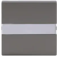 Busch-Jaeger schakelwip tekstkader Pure Stainless Steel (1764 NLI-866)
