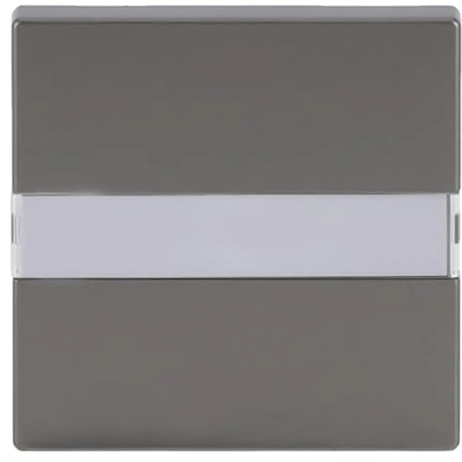 Busch-Jaeger schakelwip tekstkader Pure Stainless Steel (1764 NLI-866)