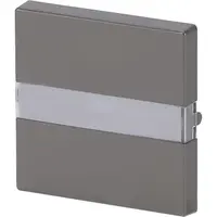 Busch-Jaeger schakelwip tekstkader Pure Stainless Steel (1764 NLI-866)