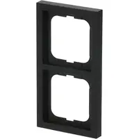 Busch-Jaeger afdekraam 2-voudig Future Linear zwart mat (1722-885K)