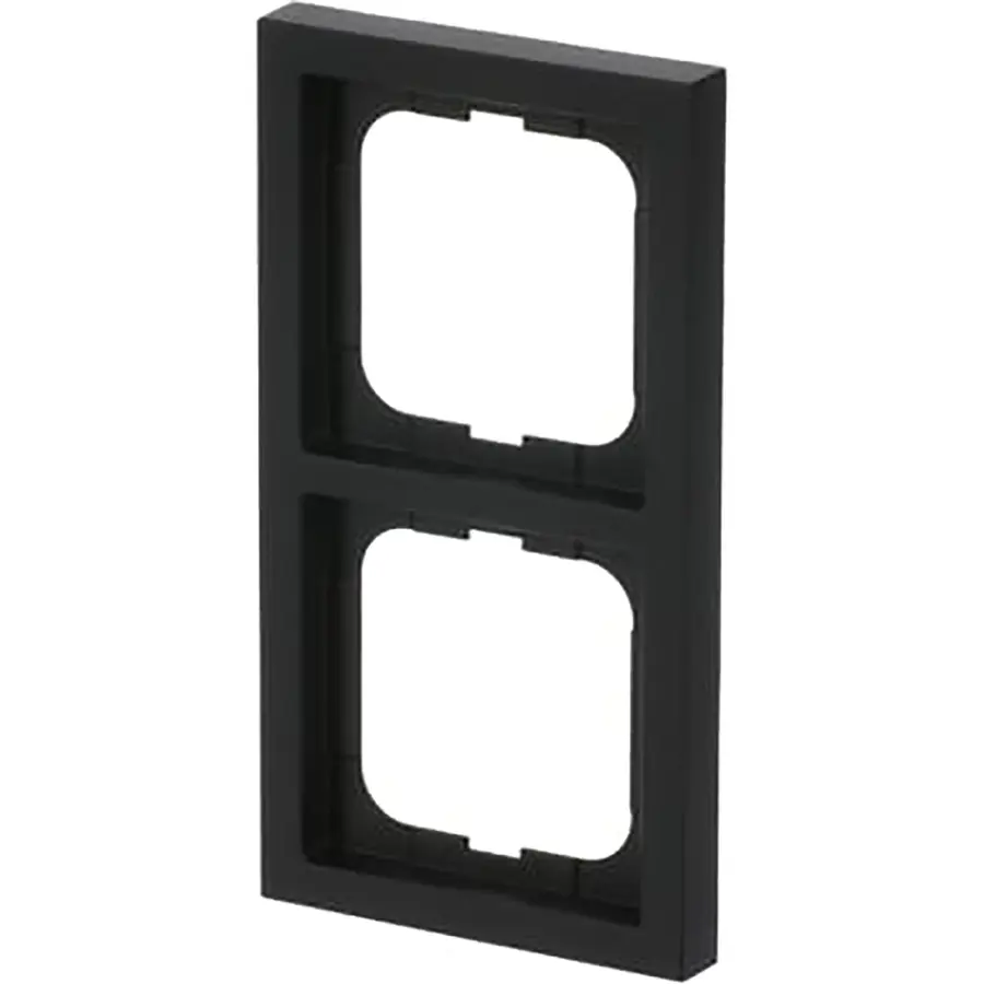 Busch-Jaeger afdekraam 2-voudig Future Linear zwart mat (1722-885K)
