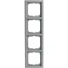 Busch-Jaeger afdekraam 4-voudig Future Linear aluzilver (1724-183K) Busch-Jaeger afdekraam 4-voudig Future Linear aluzilver (1724-183K)