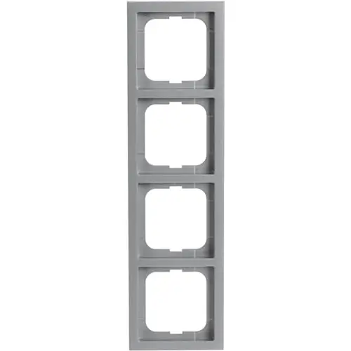 Busch-Jaeger afdekraam 4-voudig Future Linear aluzilver (1724-183K)