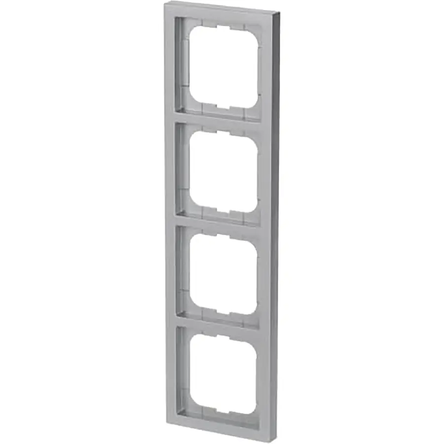 Busch-Jaeger afdekraam 4-voudig Future Linear aluzilver (1724-183K)