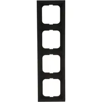 Busch-Jaeger afdekraam 4-voudig Future Linear zwart mat (1724-885K)