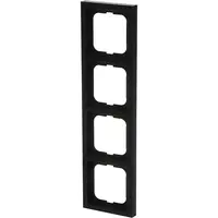 Busch-Jaeger afdekraam 4-voudig Future Linear zwart mat (1724-885K)