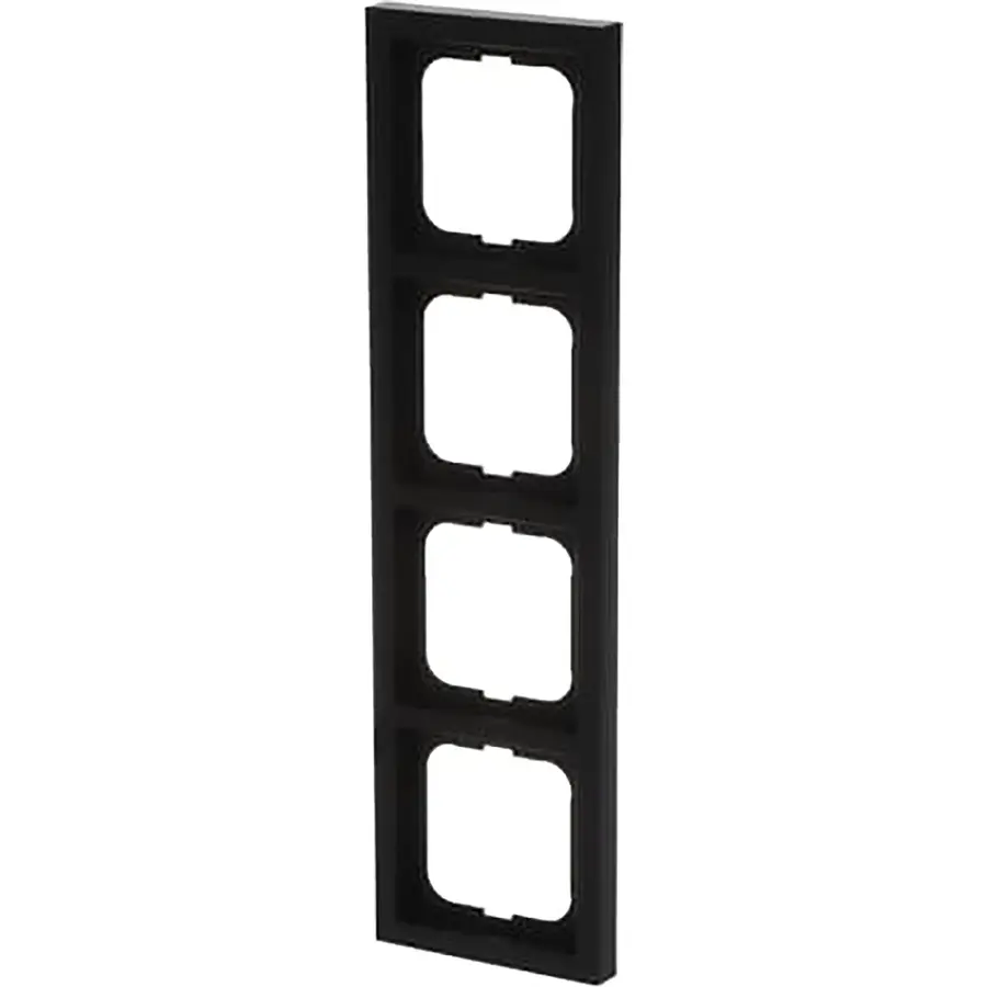 Busch-Jaeger afdekraam 4-voudig Future Linear zwart mat (1724-885K)