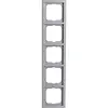 Busch-Jaeger afdekraam 5-voudig Future Linear aluzilver (1725-183K) Busch-Jaeger afdekraam 5-voudig Future Linear aluzilver (1725-183K)
