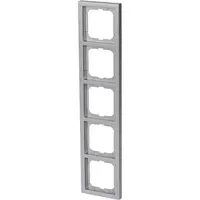 Busch-Jaeger afdekraam 5-voudig Future Linear aluzilver (1725-183K)