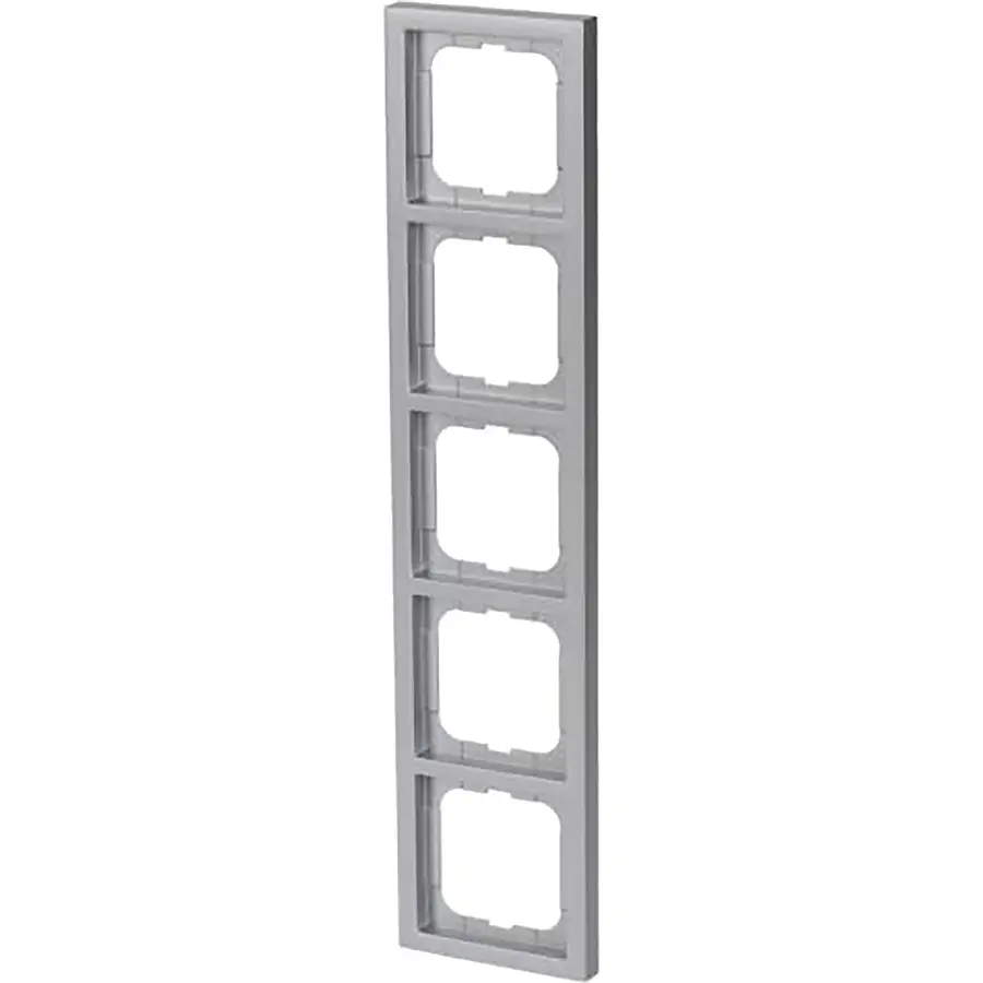 Busch-Jaeger afdekraam 5-voudig Future Linear aluzilver (1725-183K)