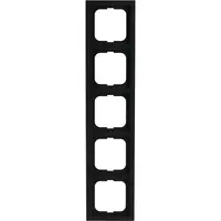 Busch-Jaeger afdekraam 5-voudig Future Linear zwart mat (1725-885K)