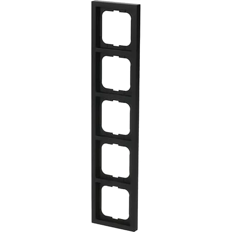 Busch-Jaeger afdekraam 5-voudig Future Linear zwart mat (1725-885K)