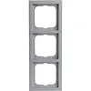 Busch-Jaeger afdekraam 3-voudig Future Linear aluzilver (1723-183K) Busch-Jaeger afdekraam 3-voudig Future Linear aluzilver (1723-183K)