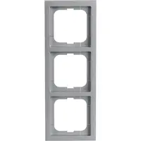 Busch-Jaeger afdekraam 3-voudig Future Linear aluzilver (1723-183K)
