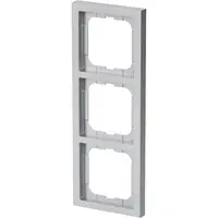 Busch-Jaeger afdekraam 3-voudig Future Linear aluzilver (1723-183K)
