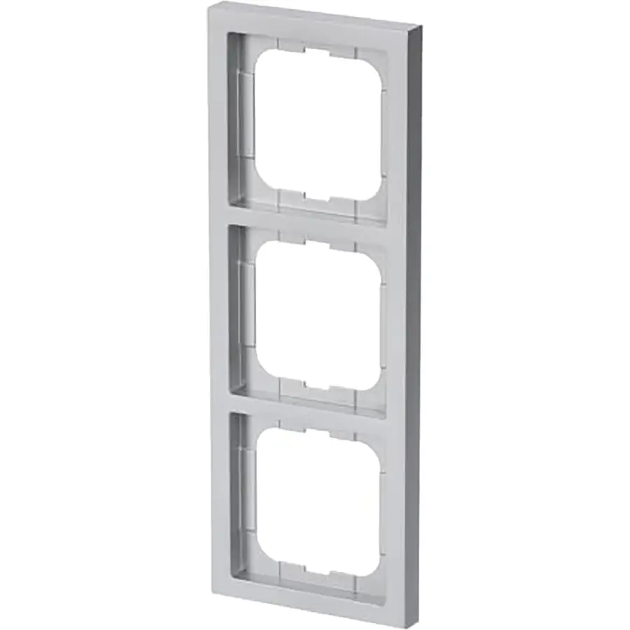Busch-Jaeger afdekraam 3-voudig Future Linear aluzilver (1723-183K)