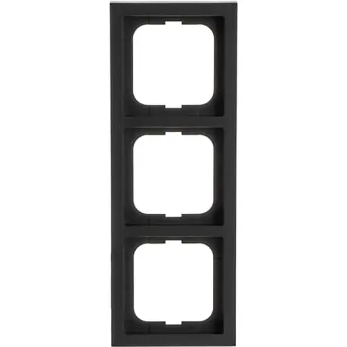 Busch-Jaeger afdekraam 3-voudig Future Linear zwart mat (1723-885K)