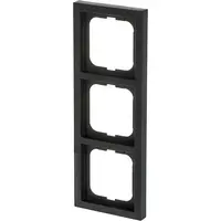 Busch-Jaeger afdekraam 3-voudig Future Linear zwart mat (1723-885K)