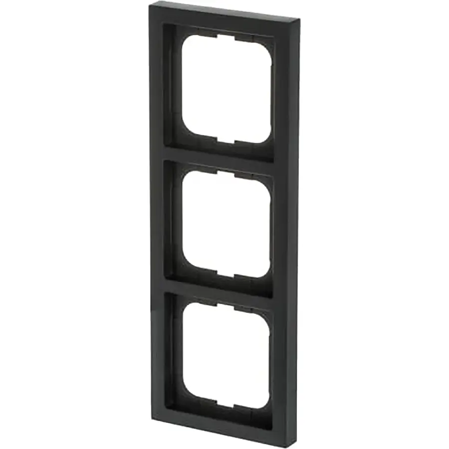 Busch-Jaeger afdekraam 3-voudig Future Linear zwart mat (1723-885K)