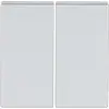 Busch-Jaeger Friends of Hue bedieningswip 2-voudig Future Linear aluzilver (6736 FoH-83) Busch-Jaeger Friends of Hue bedieningswip 2-voudig Future Linear aluzilver (6736 FoH-83)