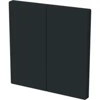 Busch-Jaeger Friends of Hue bedieningswip 2-voudig Art Linear zwart mat (6736 FoH-45M)