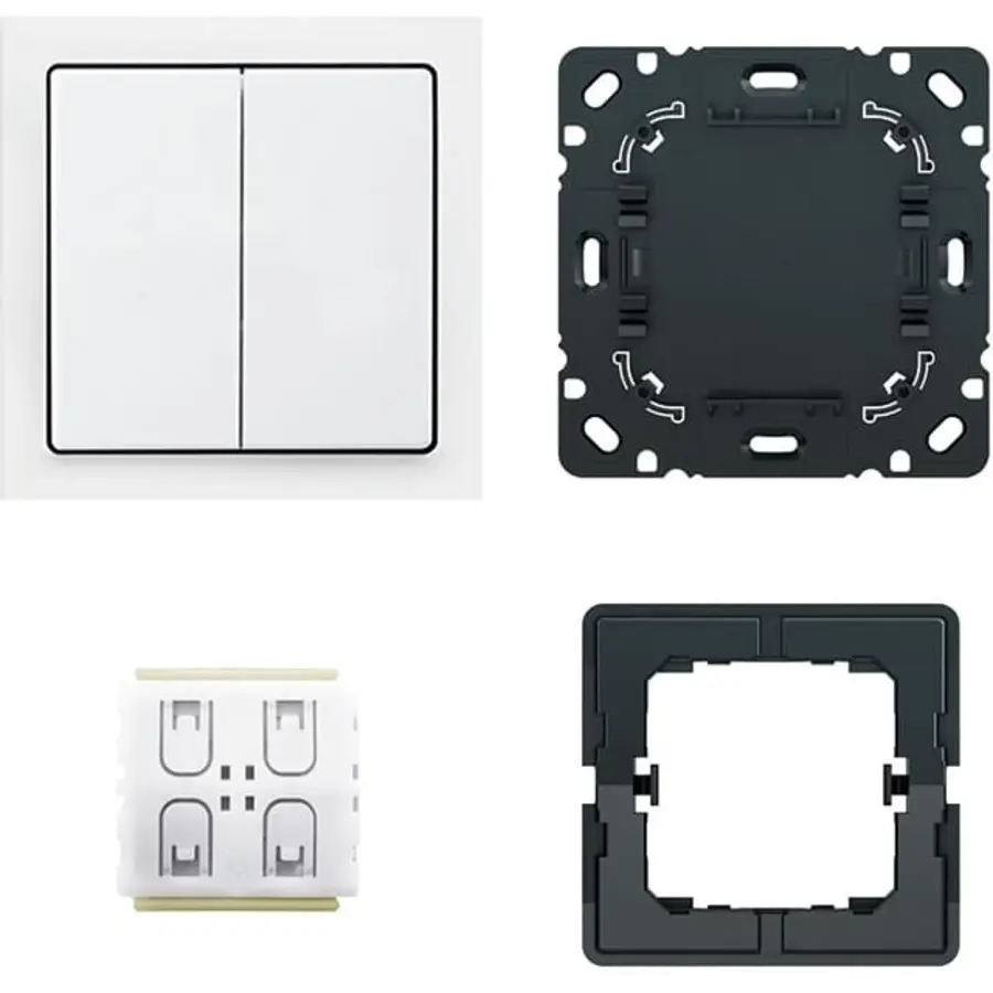 Busch-Jaeger Friends of Hue Smart Switch complete set Future Linear studiowit glans (6716 UJ-84)
