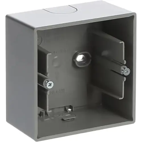 Busch-Jaeger opbouwbak 1-voudig Future Linear aluzilver (1701-83) Busch-Jaeger opbouwbak 1-voudig Future Linear aluzilver (1701-83)