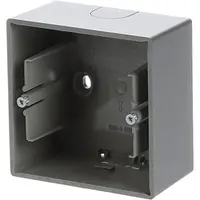 Busch-Jaeger opbouwbak 1-voudig Future Linear aluzilver (1701-83)