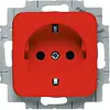 Busch-Jaeger wandcontactdoos randaarde kindveilig Standaard SI rood (20 EUCKS-217-101) Busch-Jaeger wandcontactdoos randaarde kindveilig Standaard SI rood (20 EUCKS-217-101)