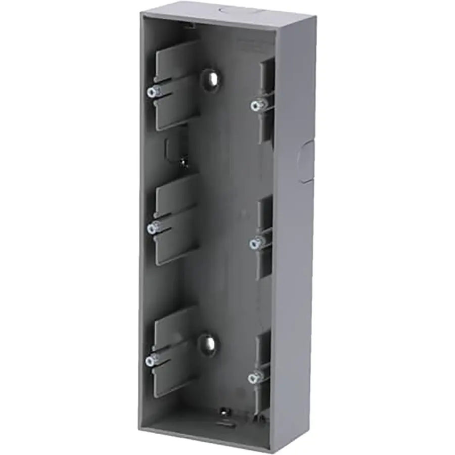 Busch-Jaeger opbouwbak 3-voudig Future Linear aluzilver (1703-83)