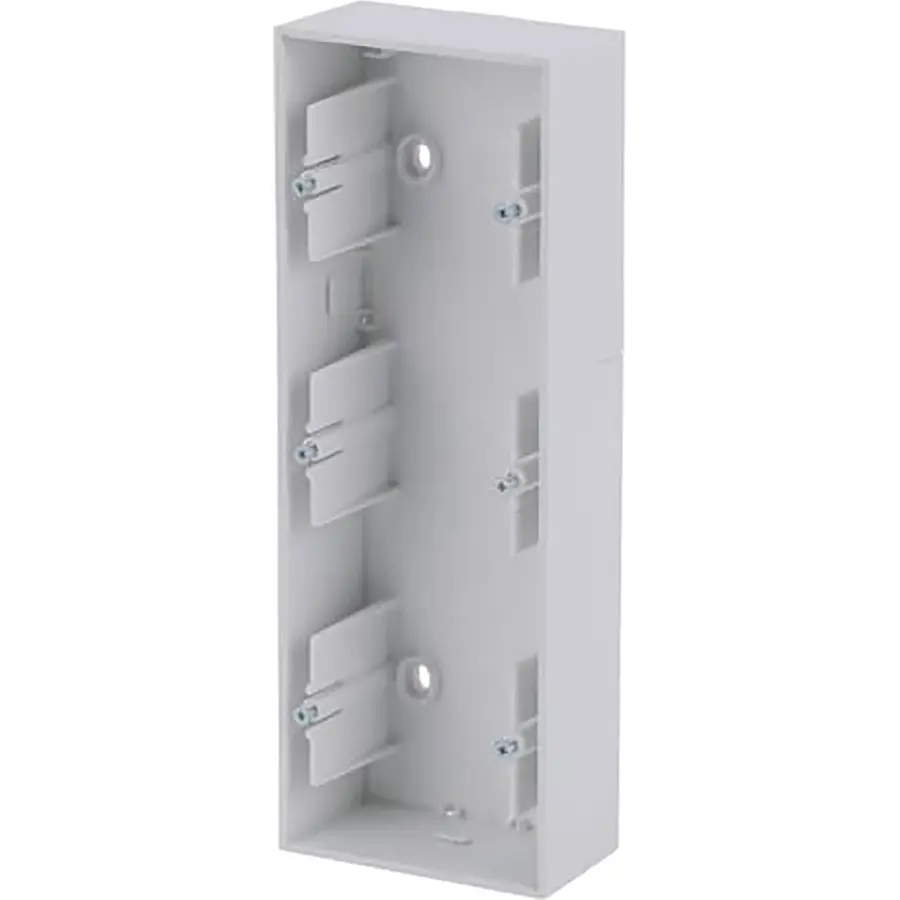 Busch-Jaeger opbouwbak 3-voudig Future Linear studiowit mat (1703-884)