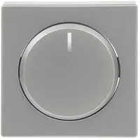 Busch-Jaeger dimmerknop draai/druk dimmer Future Linear aluzilver (6540-83-102)