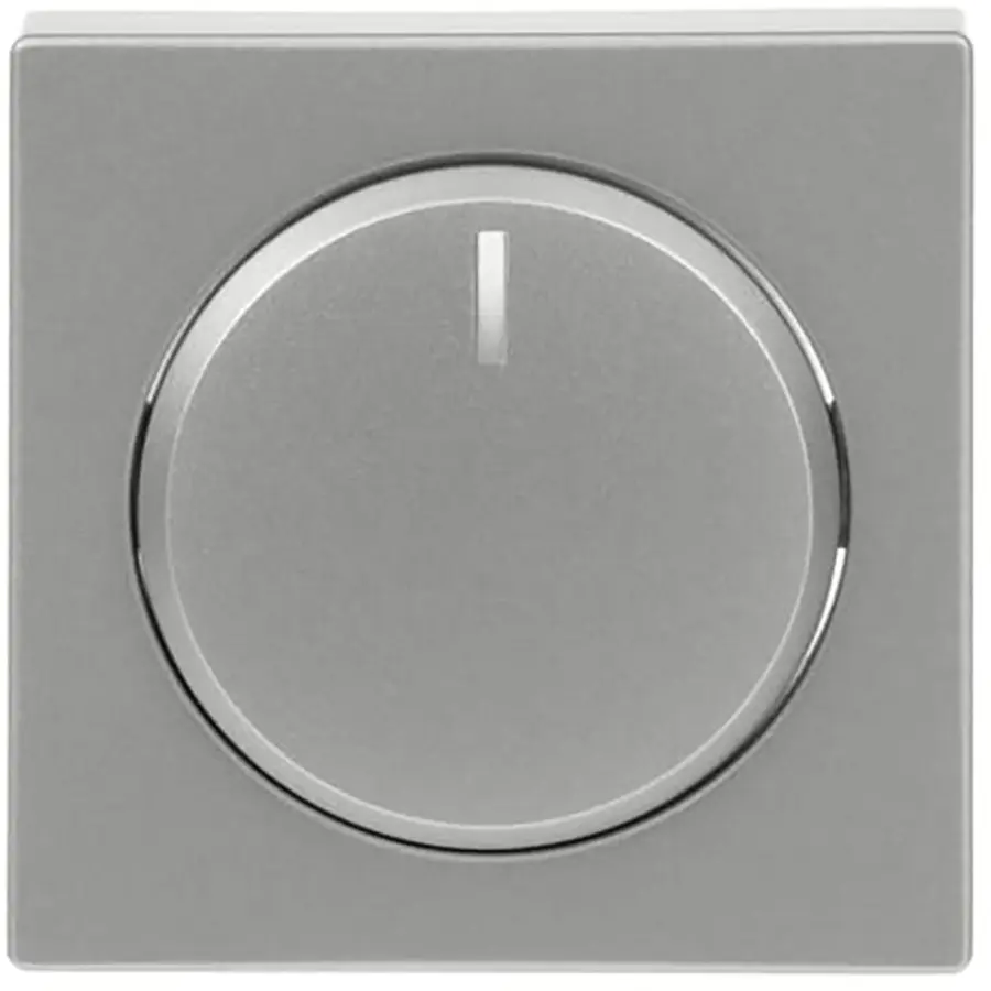 Busch-Jaeger dimmerknop draai/druk dimmer Future Linear aluzilver (6540-83-102)