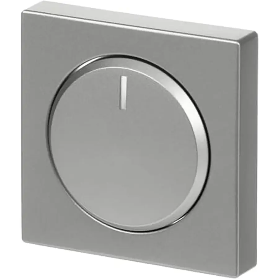 Busch-Jaeger dimmerknop draai/druk dimmer Future Linear aluzilver (6540-83-102)
