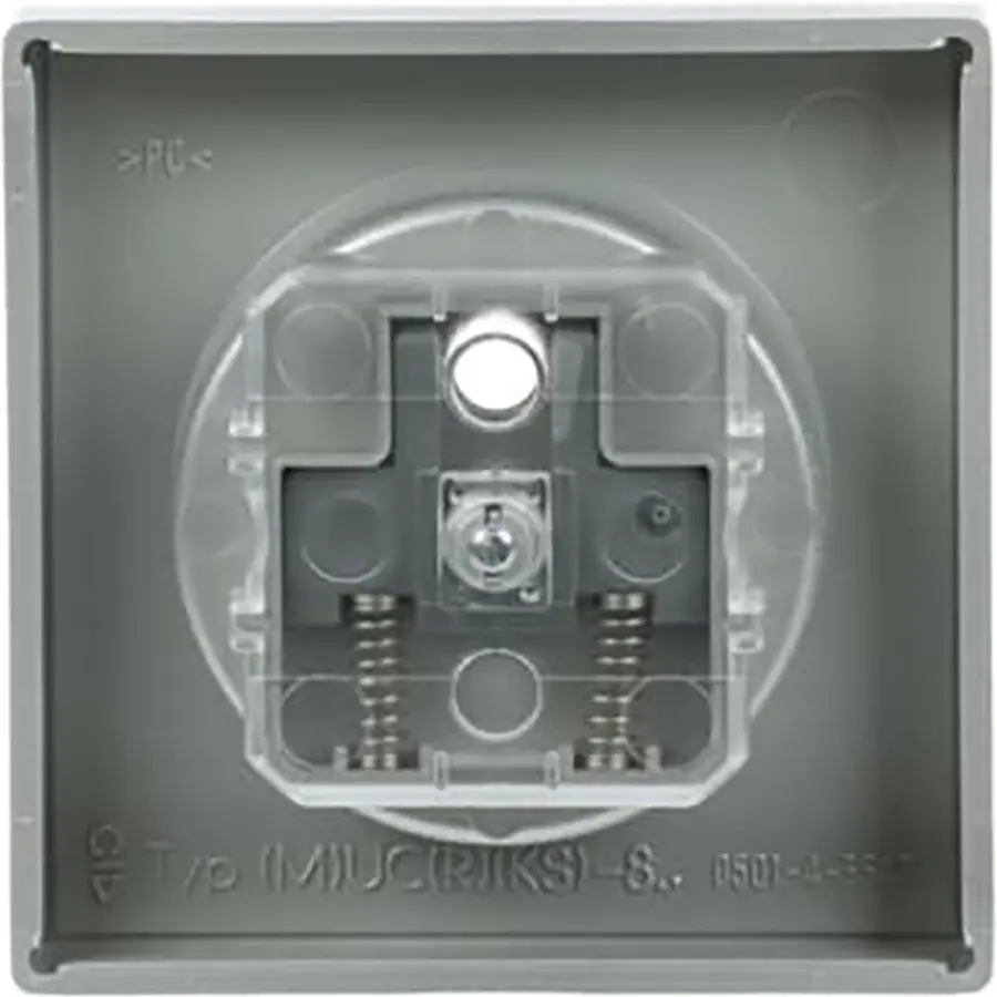 Busch-Jaeger centraalplaat voor wandcontactdoos met penaarde Future Linear aluzilver mat (2399 UCKS-83)