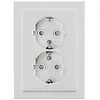 Busch-Jaeger wandcontactdoos 2-voudig randaarde Safety+ voor ovale 1,5 inbouwdoos Future Linear studiowit glans (302EUJT-84) Busch-Jaeger wandcontactdoos 2-voudig randaarde Safety+ voor ovale 1,5 inbouwdoos Future Linear studiowit glans (302EUJT-84)